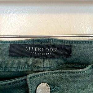 Liverpool dark green denim